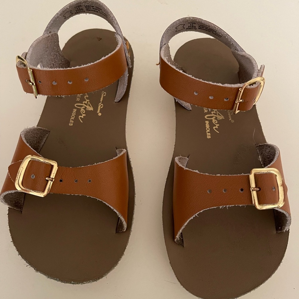 Saltwater Sandals Sun Sans  Kids Size 11
